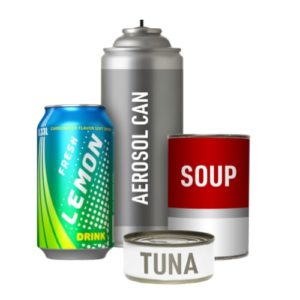 Types of metal cans