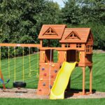 Children's playset made from recycled materials