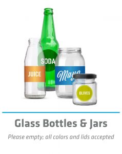 Glass bottles & jars