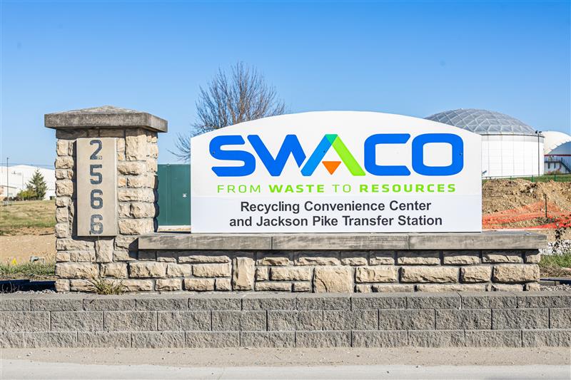 Recycling Convenience Center Sign